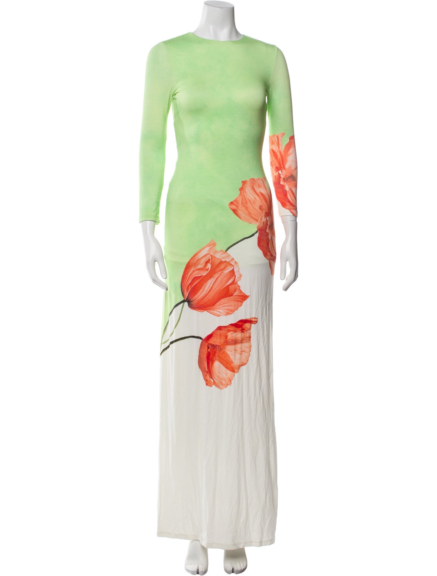 Alice + Olivia Printed Long Dress