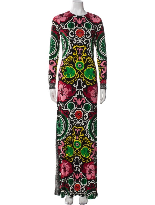 Alice + Olivia Printed Long Dress