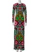 Alice + Olivia Printed Long Dress