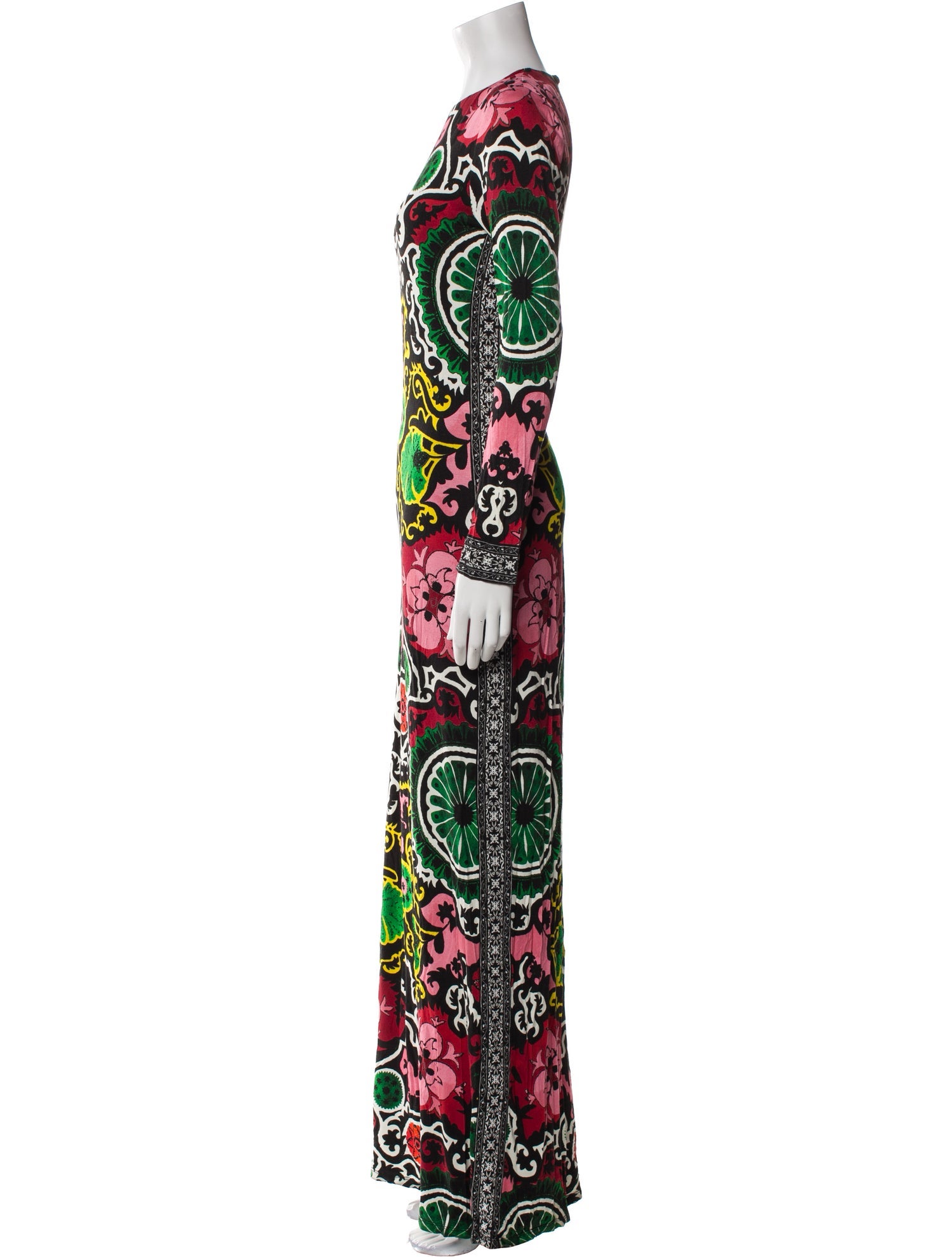 Alice + Olivia Printed Long Dress