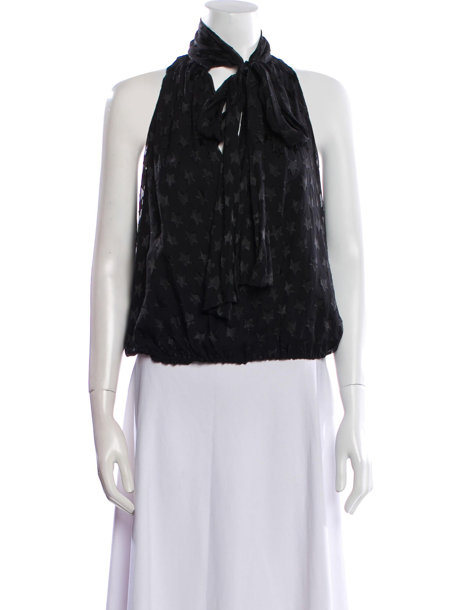 Alice + Olivia Halterneck Sleeveless Blouse