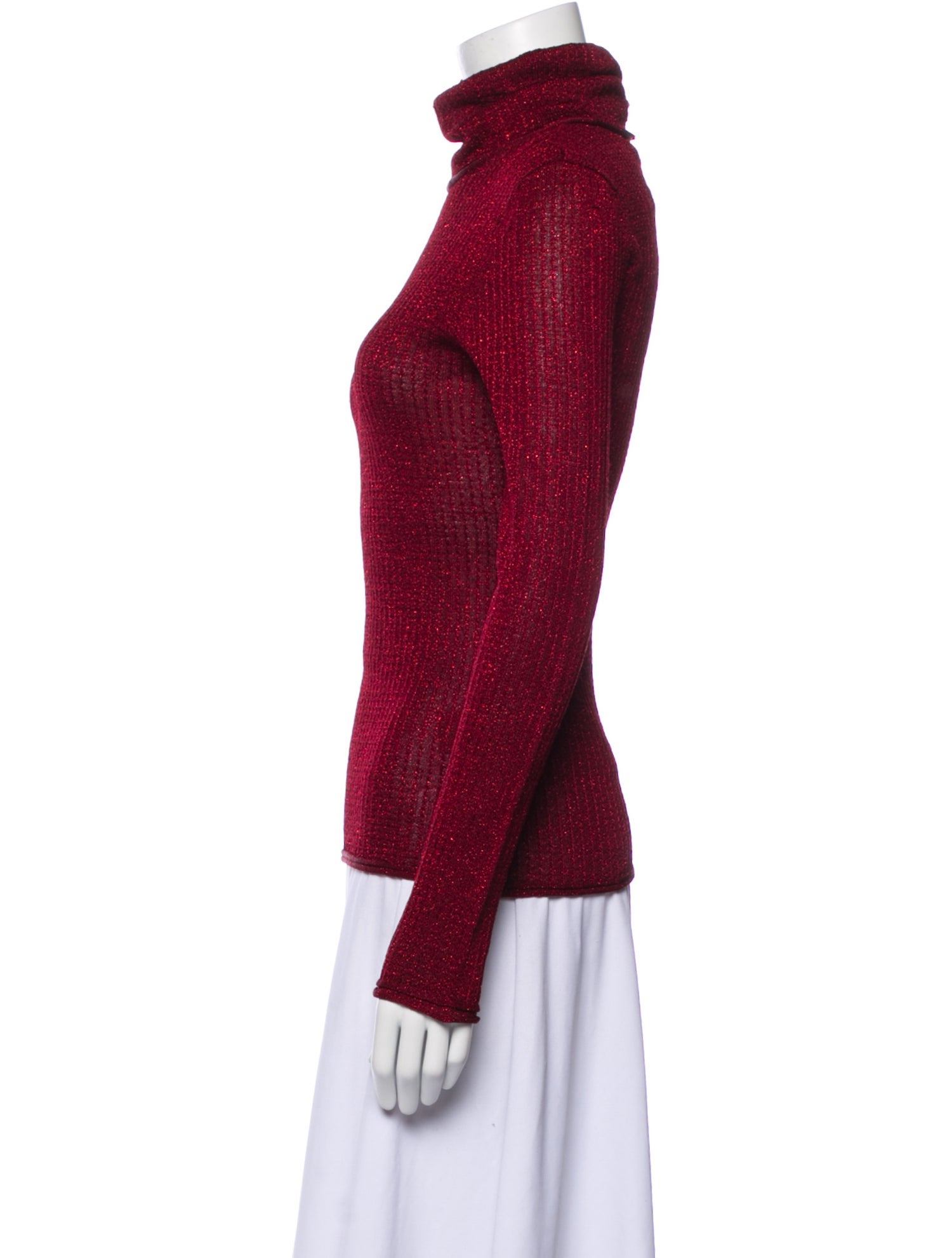 Alice + Olivia Wool Turtleneck Top