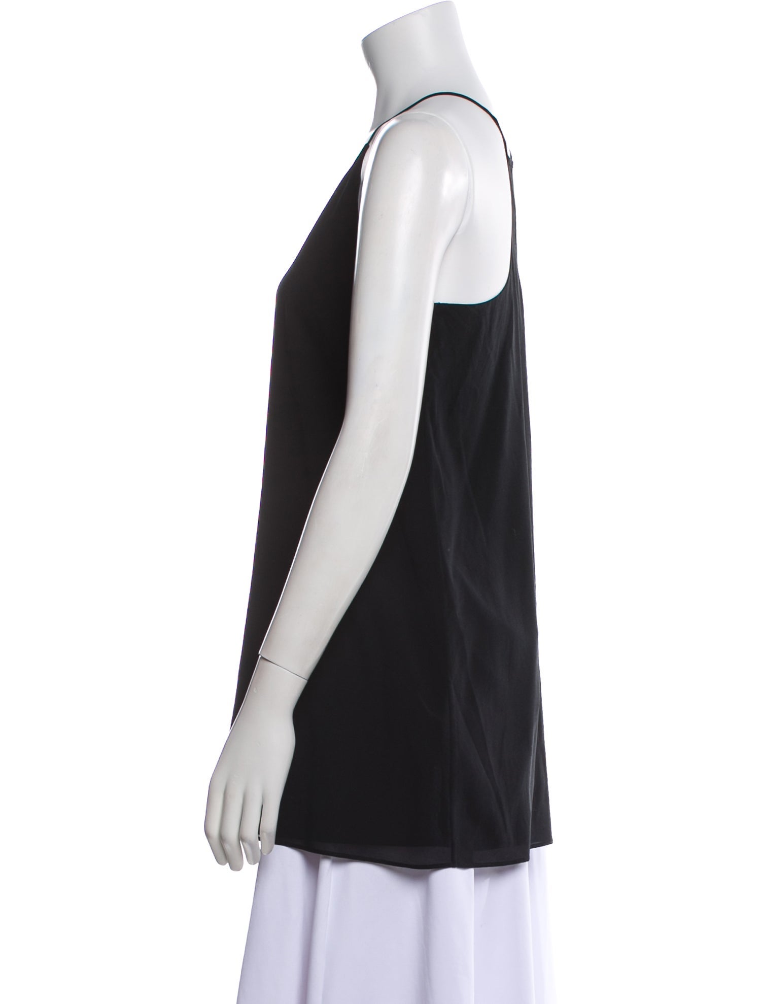 Alice + Olivia Silk V-Neck Top
