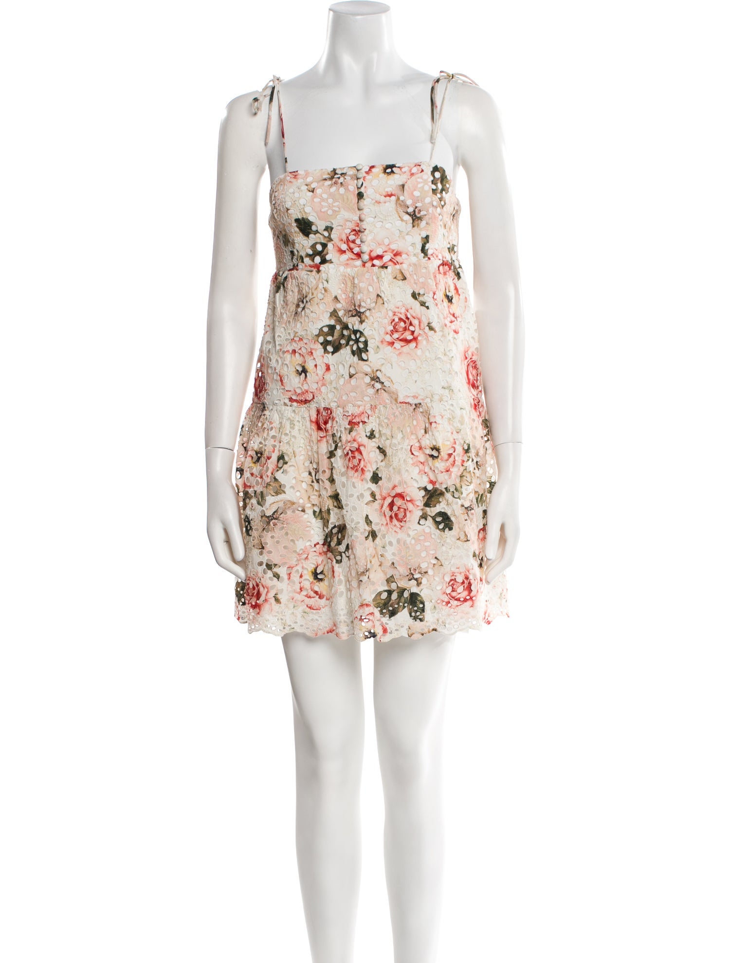 Alice + Olivia Floral Print Mini Dress
