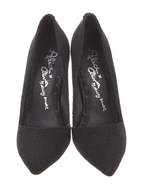 Alice + Olivia Crystal Beaded Accents Pumps