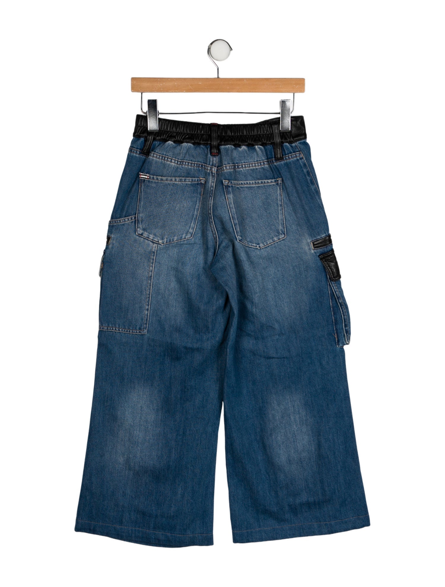 Alice + Olivia Mid-Rise Wide Leg Jeans