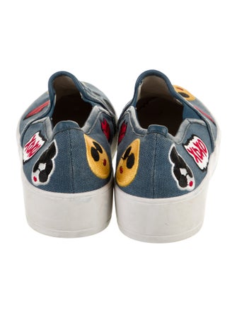 Alice + Olivia Canvas Graphic Print Sneakers