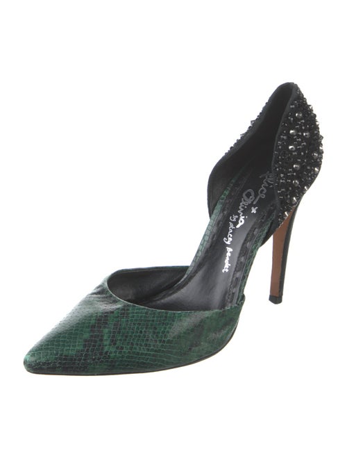 Alice + Olivia Leather D'Orsay Pumps