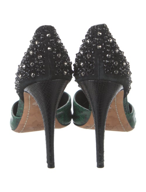 Alice + Olivia Leather D'Orsay Pumps