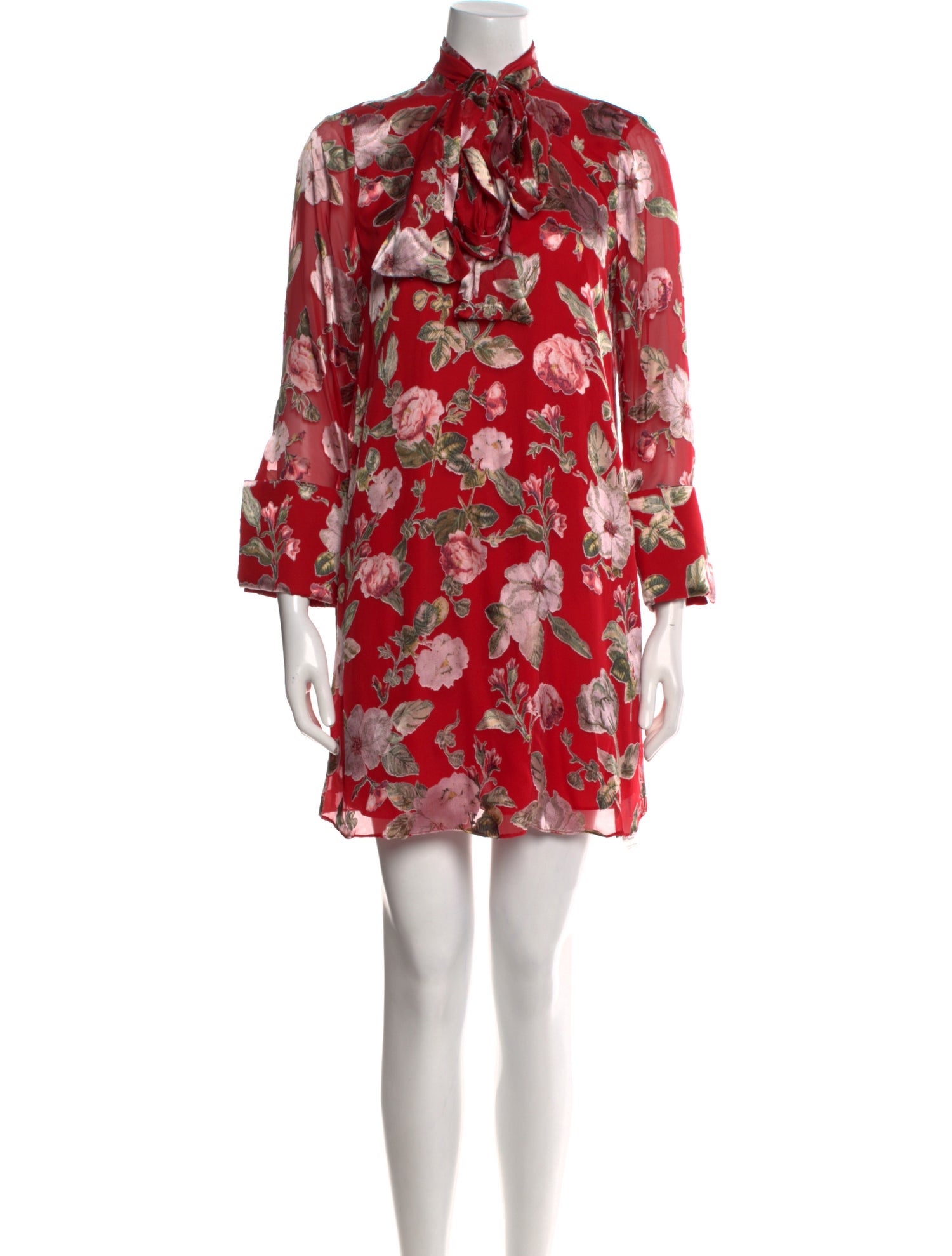 Alice + Olivia Floral Print Mini Dress