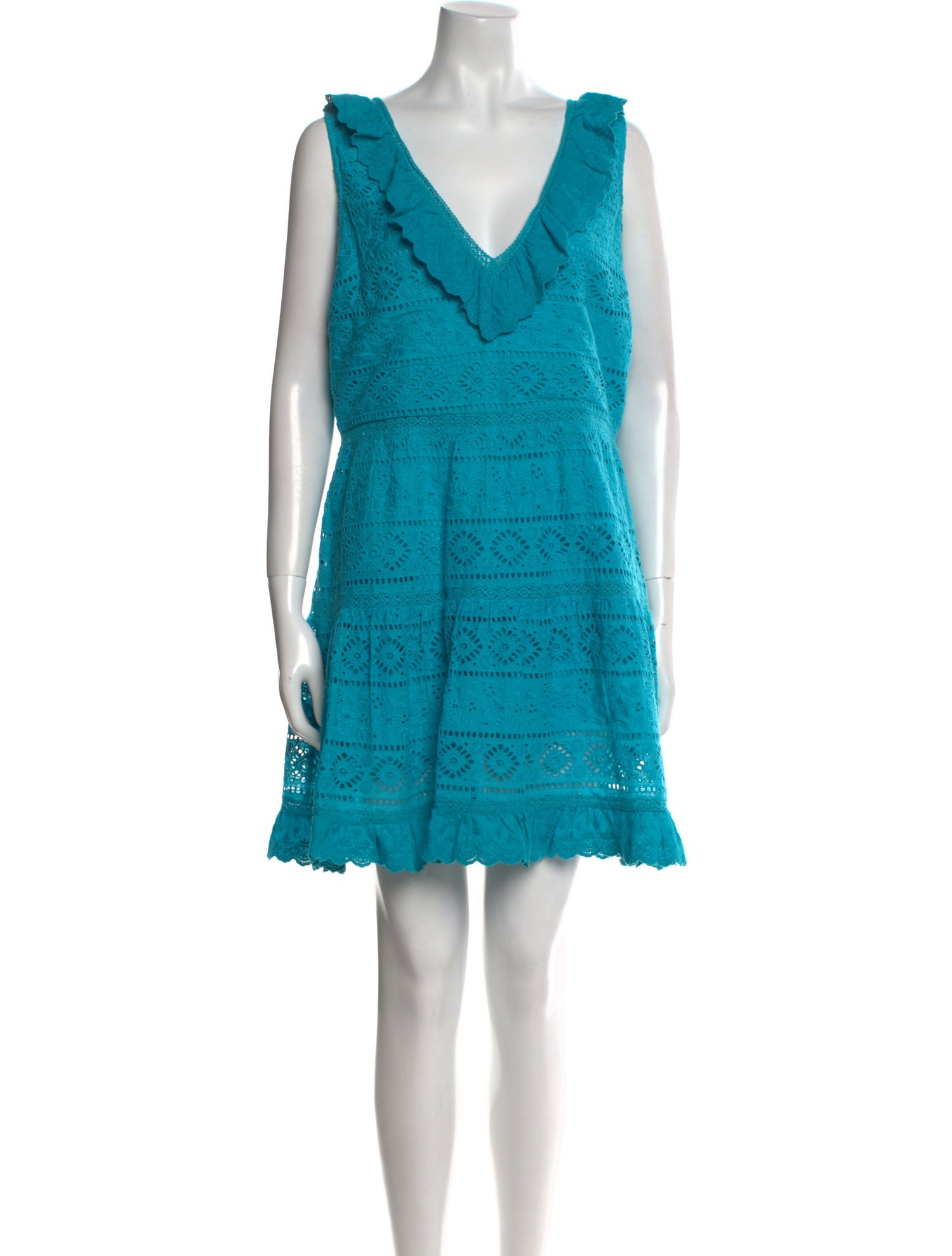 Alice + Olivia V-Neck Mini Dress