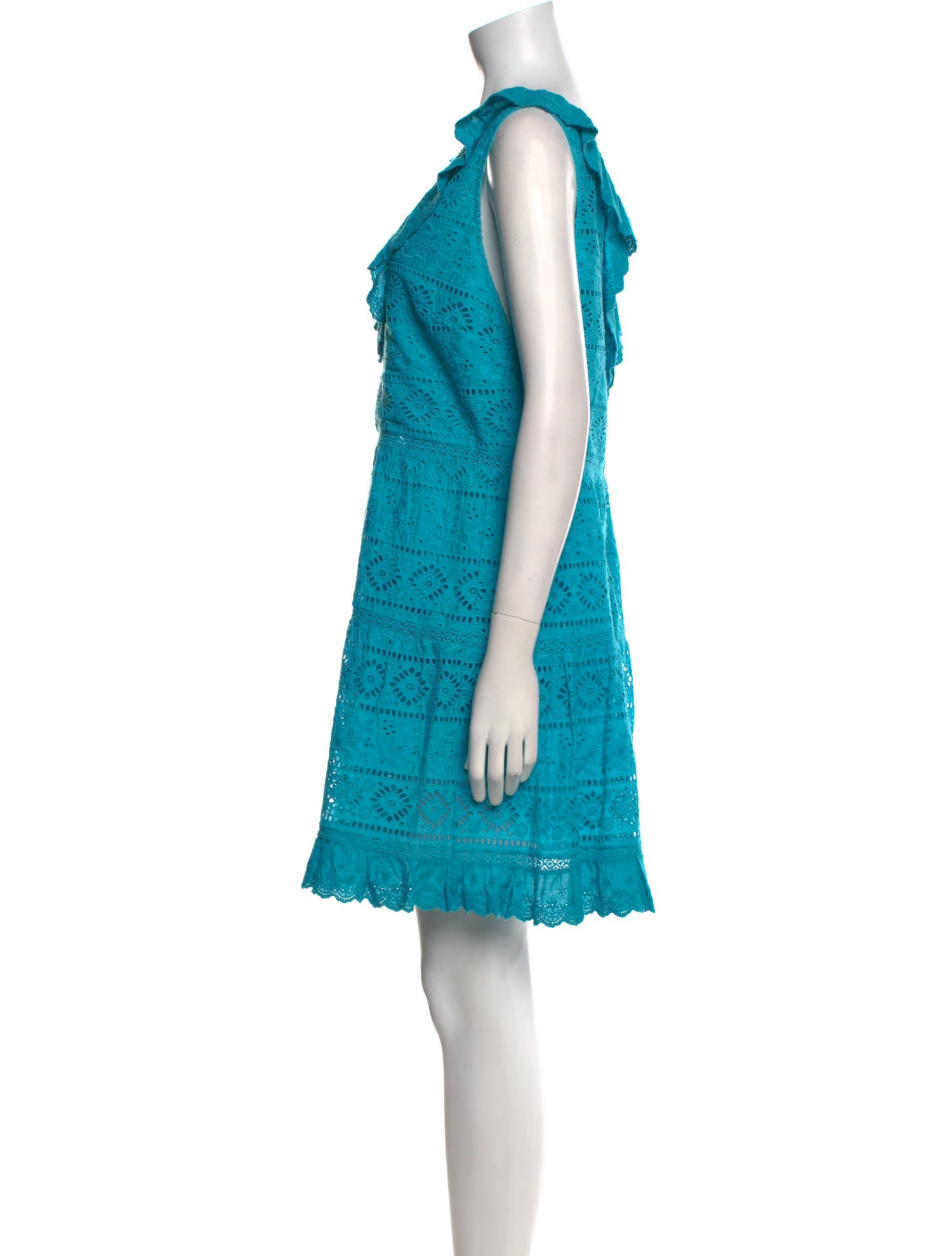 Alice + Olivia V-Neck Mini Dress