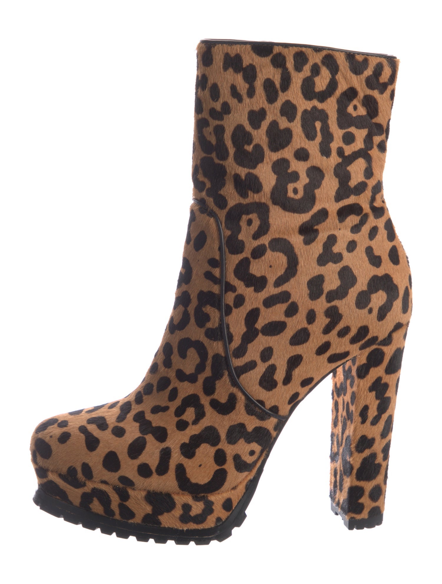 Alice + Olivia Ponyhair Animal Print Boots