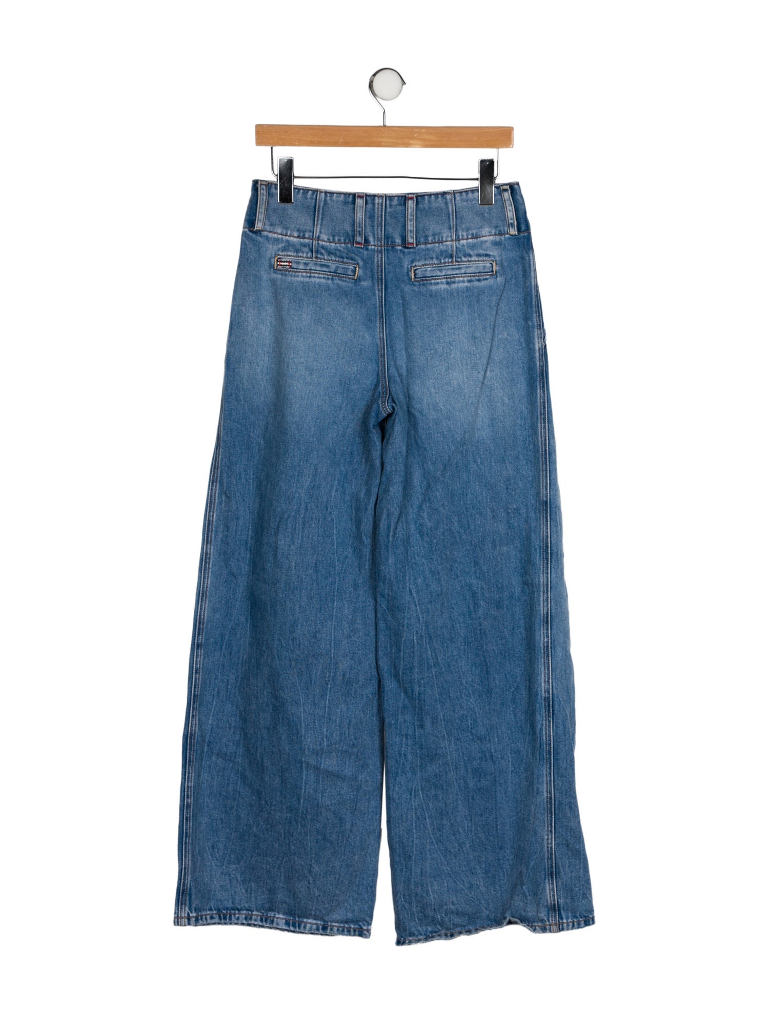 Alice + Olivia Mid-Rise Wide Leg Jeans