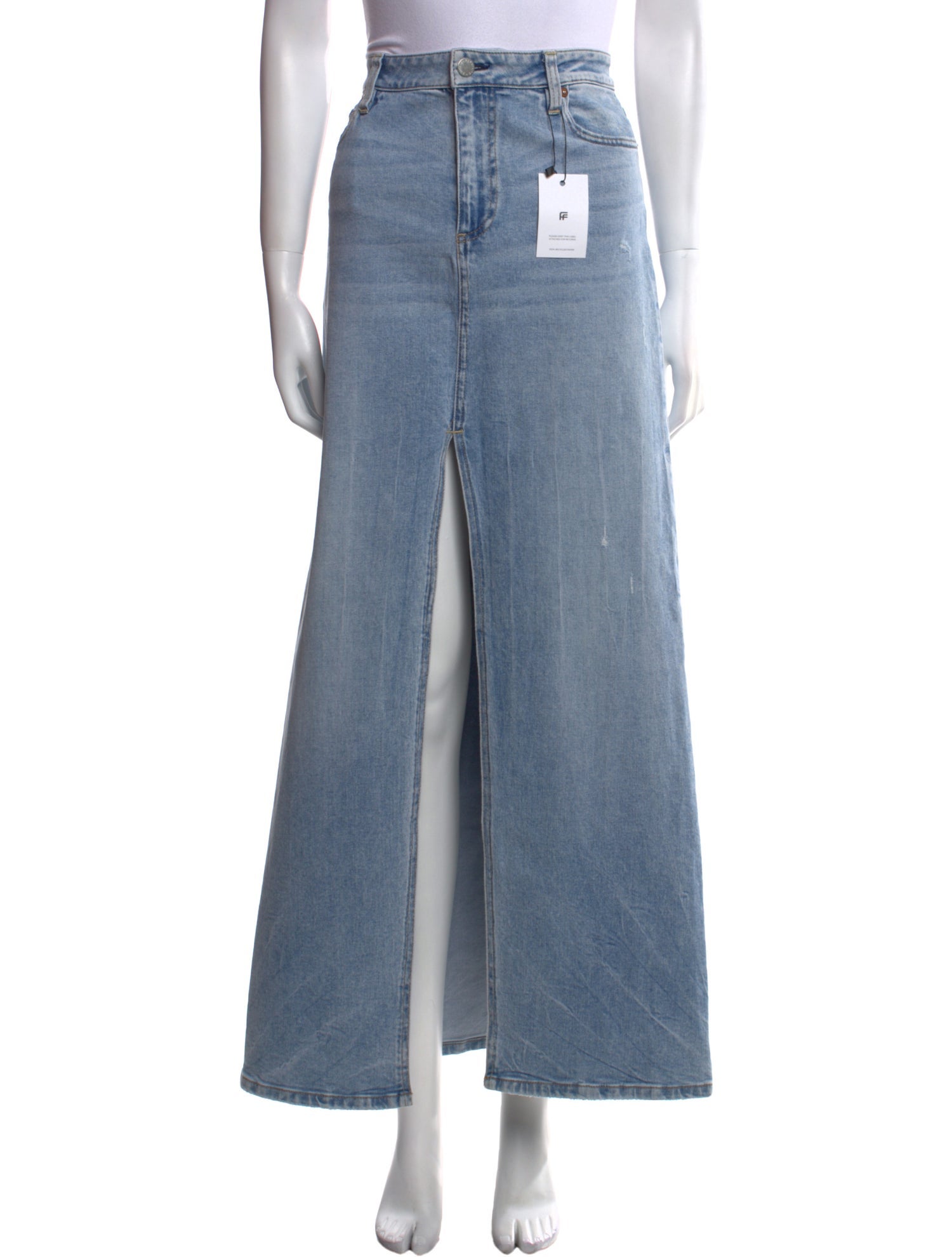 Alice + Olivia Distressed Accents Long Skirt w/ Tags