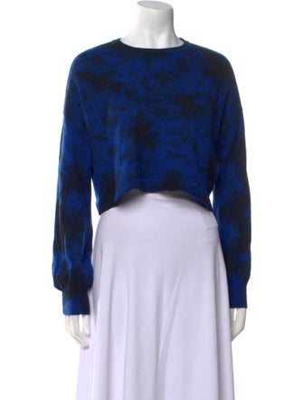 Alice + Olivia Cashmere Tie-Dye Print Sweater