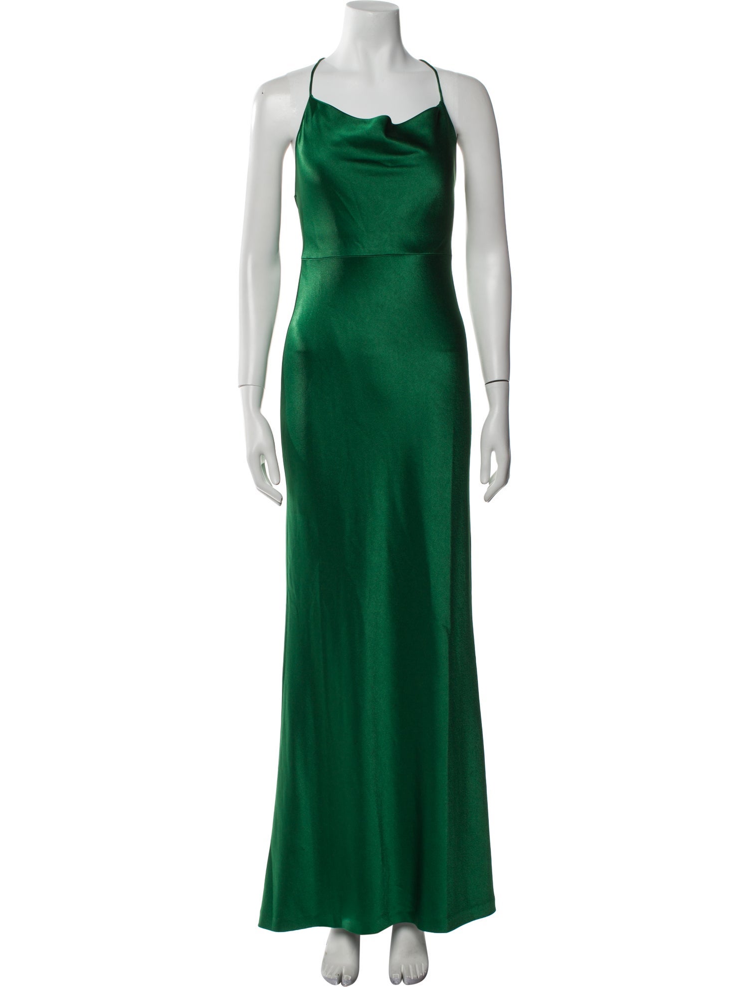 Alice + Olivia Square Neckline Long Dress