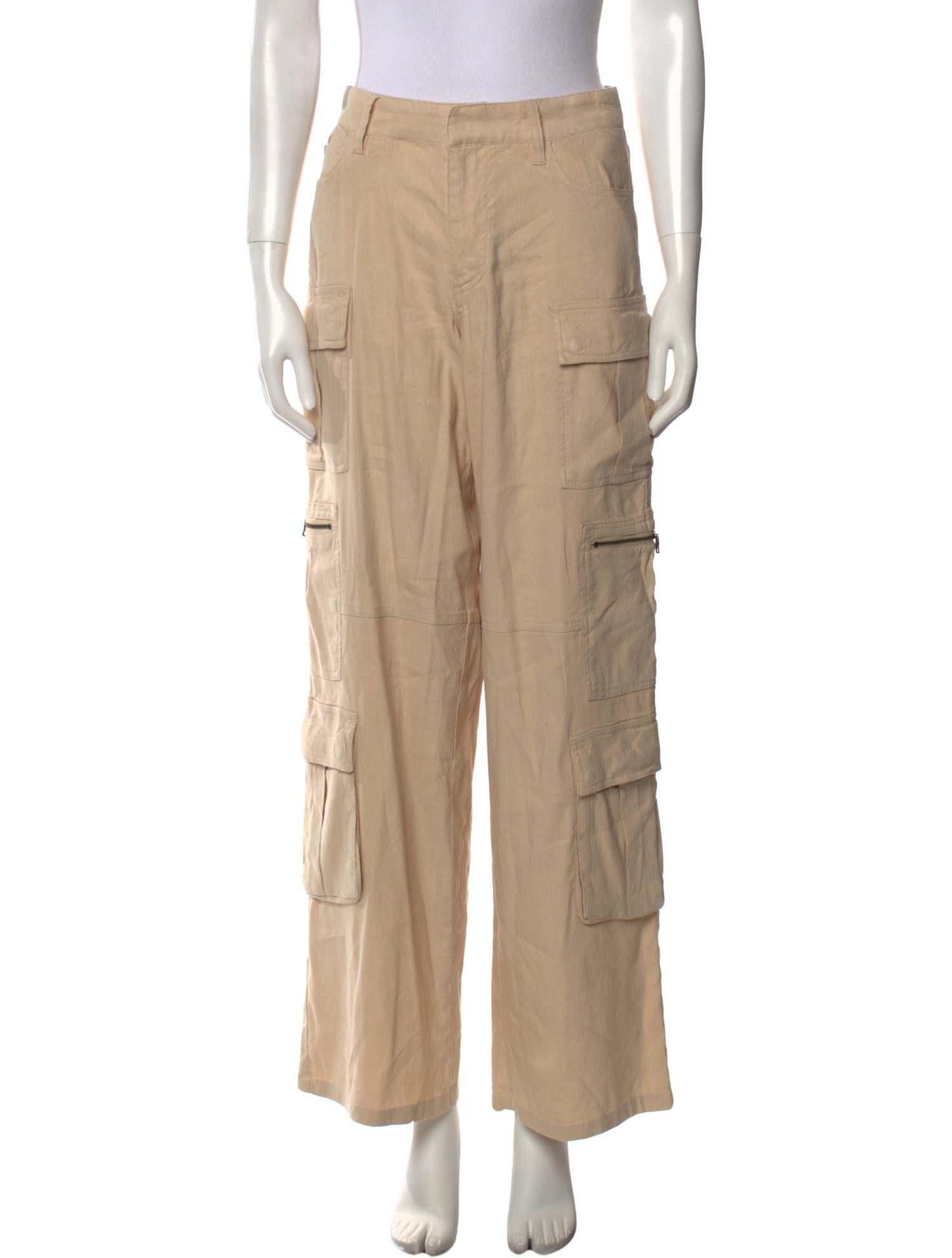 Alice + Olivia Linen Wide Leg Pants