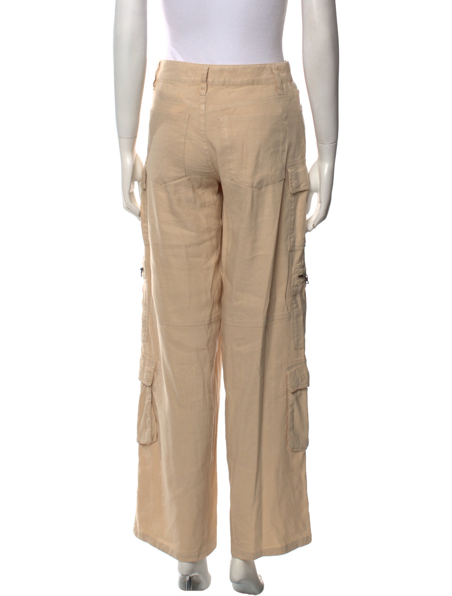 Alice + Olivia Linen Wide Leg Pants