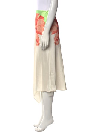 Alice + Olivia Graphic Print Midi Length Skirt