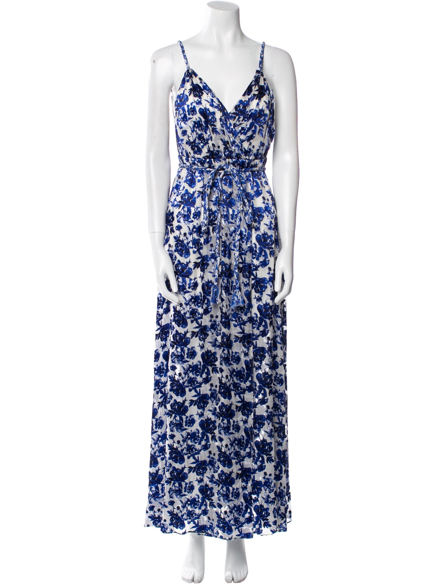 Alice + Olivia Floral Print Long Dress