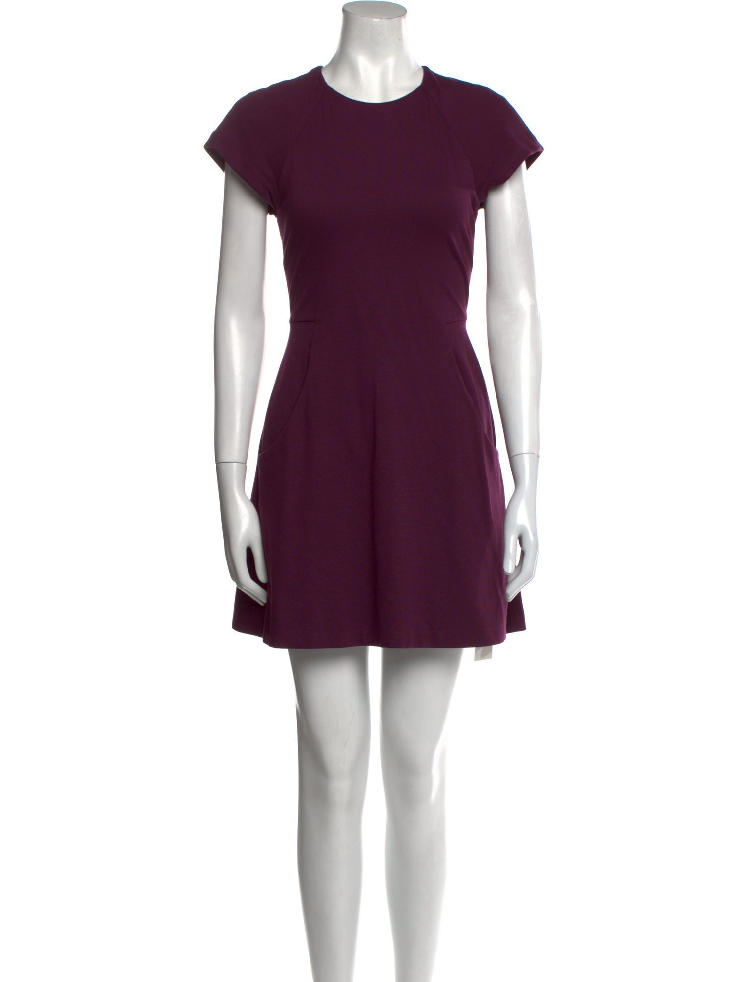 Alice + Olivia Crew Neck Mini Dress