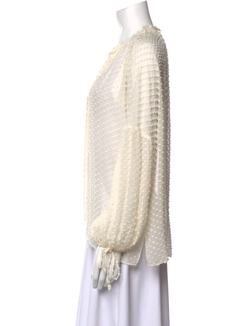 Alice + Olivia Silk Printed Blouse