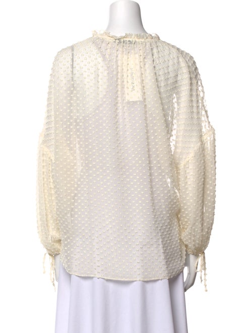 Alice + Olivia Silk Printed Blouse