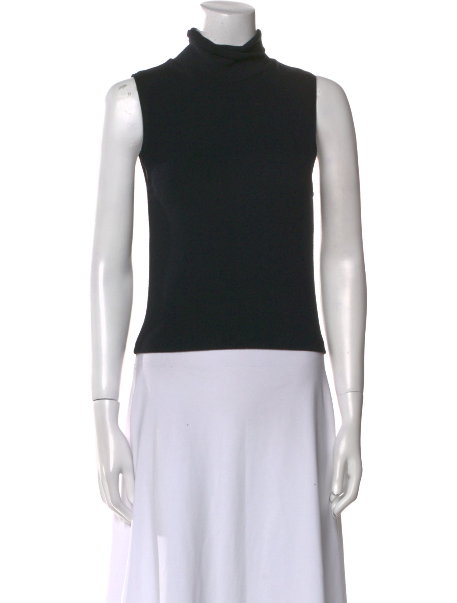 Alice + Olivia Turtleneck Sleeveless Crop Top