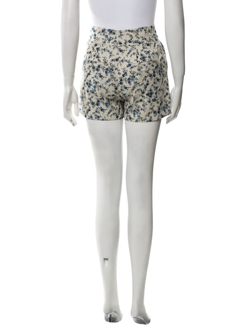 Alice + Olivia Floral Print Mini Shorts