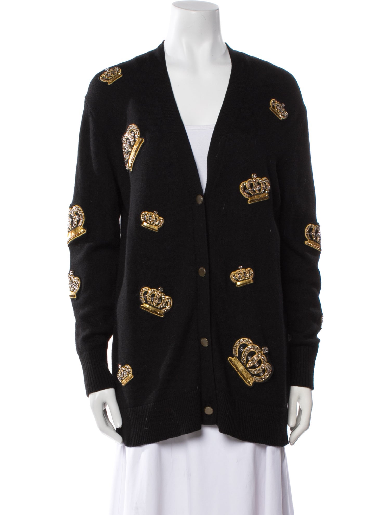 Alice + Olivia Wool Printed Sweater