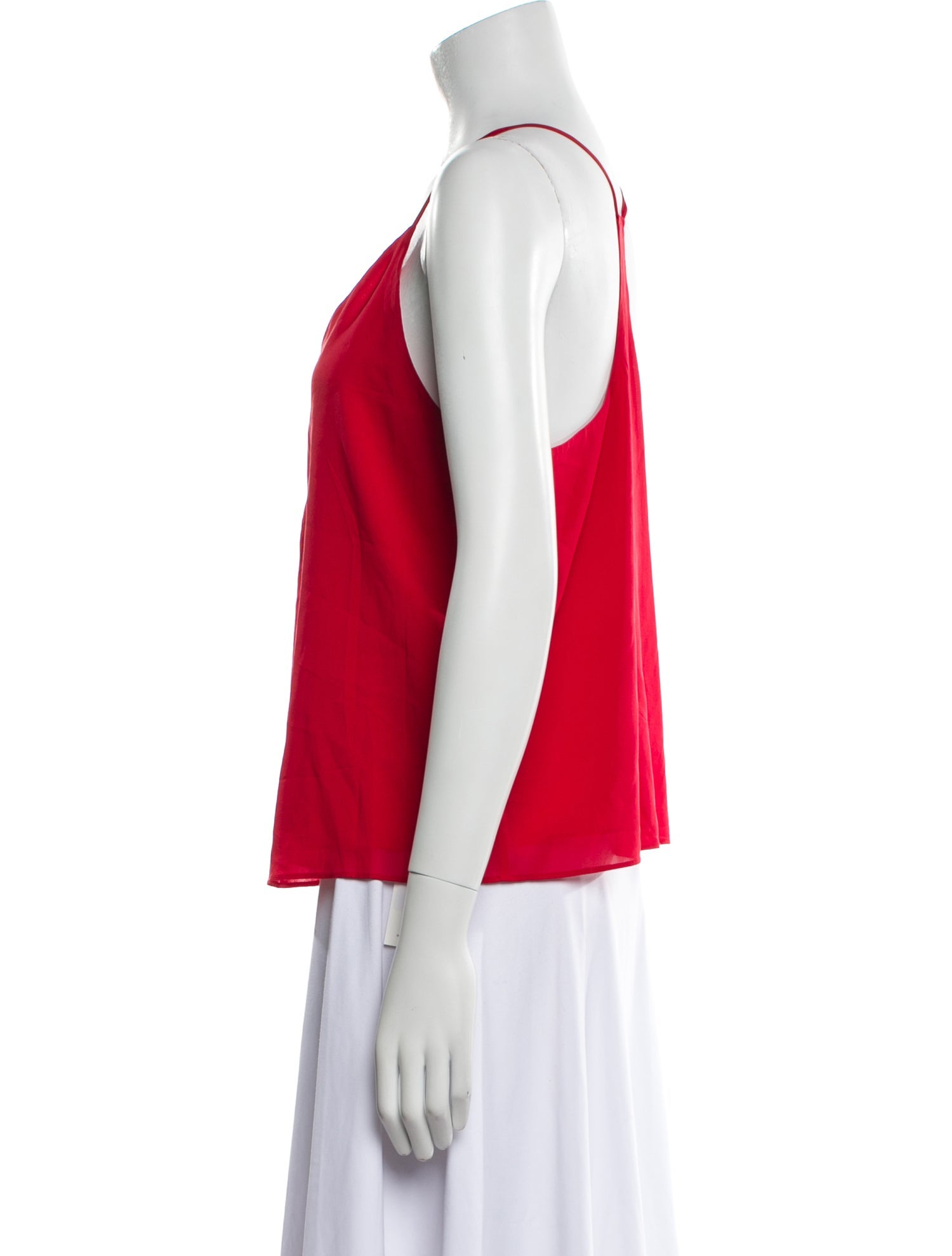 Alice + Olivia Silk V-Neck Top