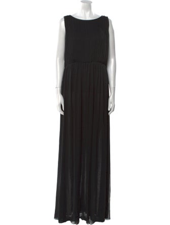 Alice + Olivia Scoop Neck Long Dress