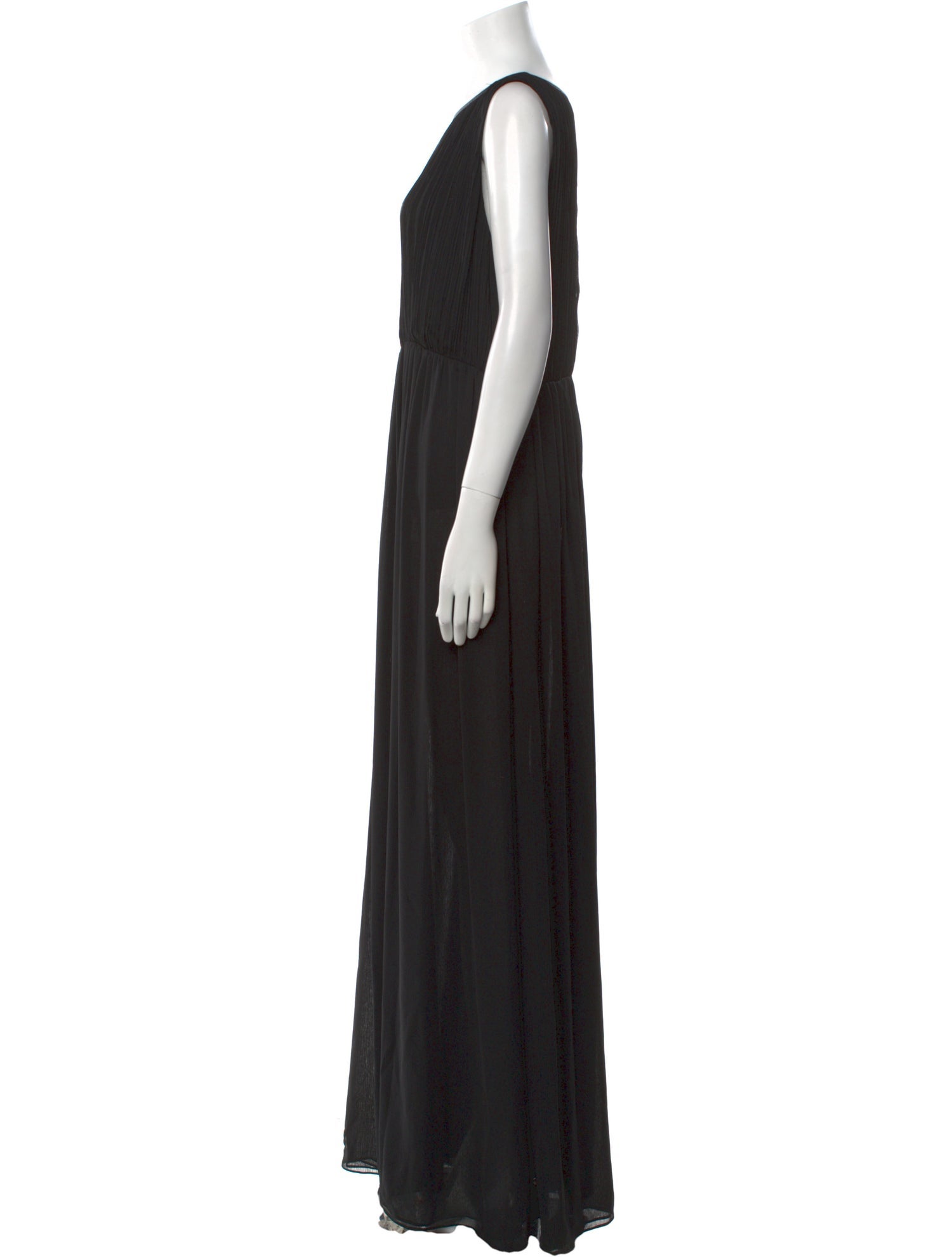 Alice + Olivia Scoop Neck Long Dress
