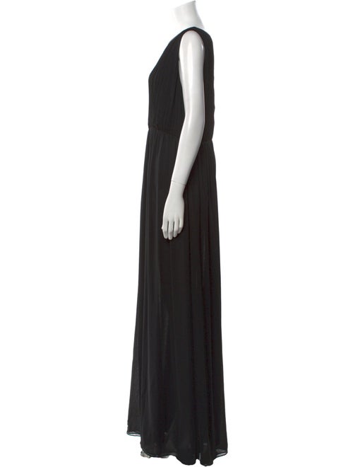 Alice + Olivia Scoop Neck Long Dress