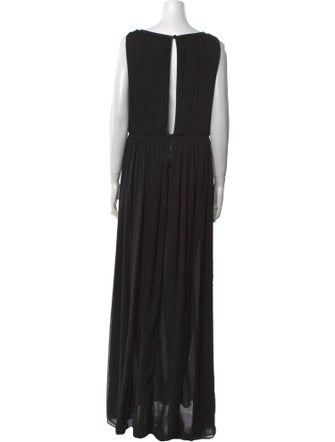 Alice + Olivia Scoop Neck Long Dress