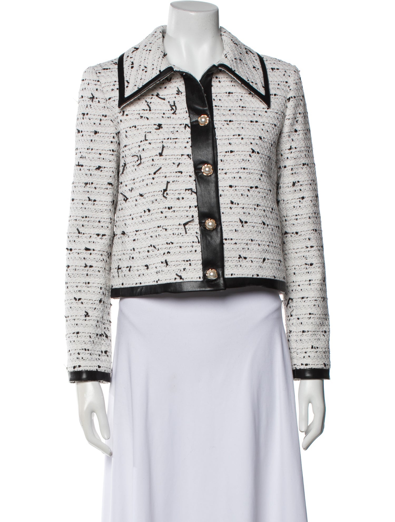 Alice + Olivia Tweed Pattern Jacket w/ Tags