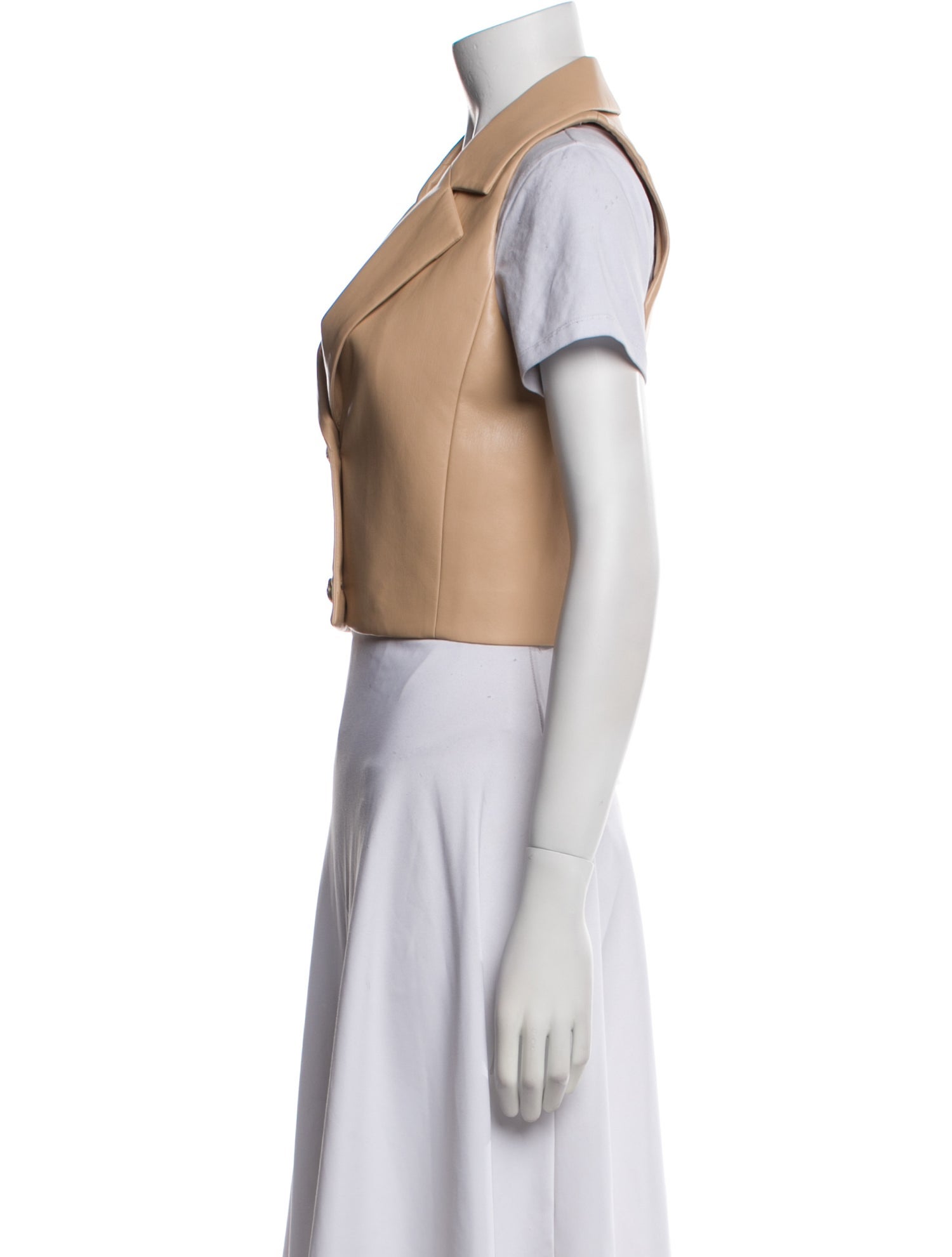 Alice + Olivia Faux Leather Vest w/ Tags