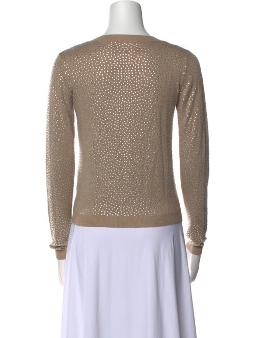 Alice + Olivia Nylon Crew Neck Sweater