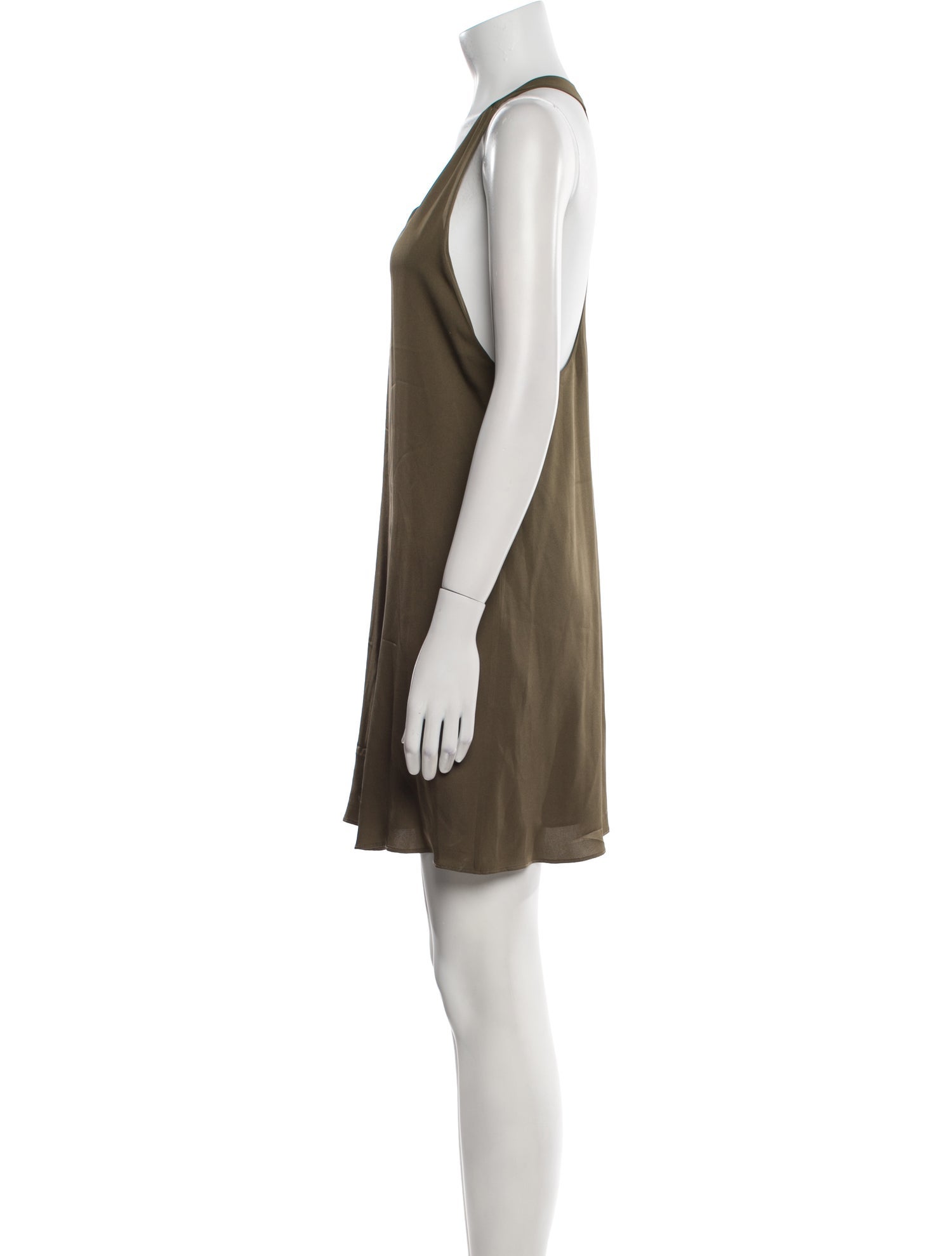 Alice + Olivia Silk Scoop Neck Tunic