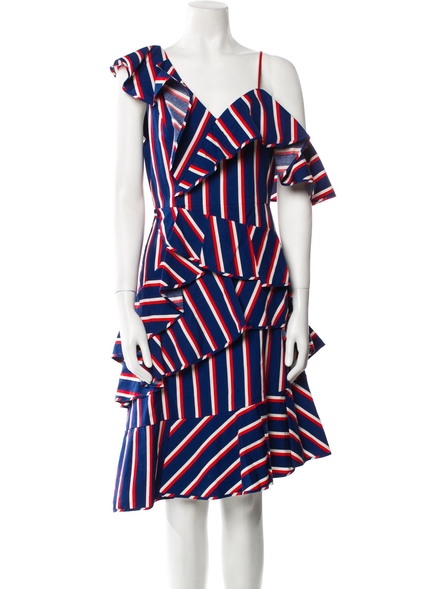 Alice + Olivia Striped Knee-Length Dress w/ Tags