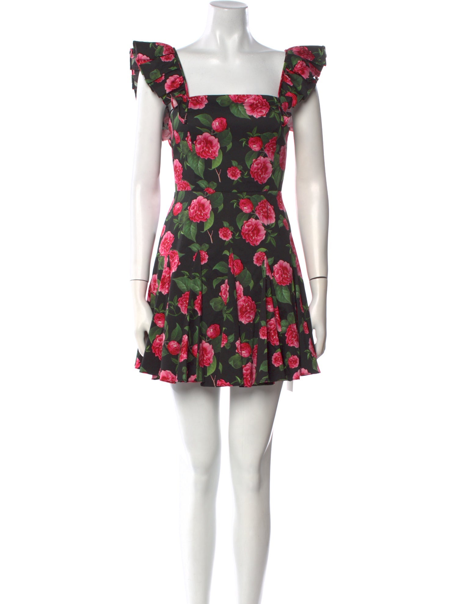 Alice + Olivia Floral Print Mini Dress w/ Tags