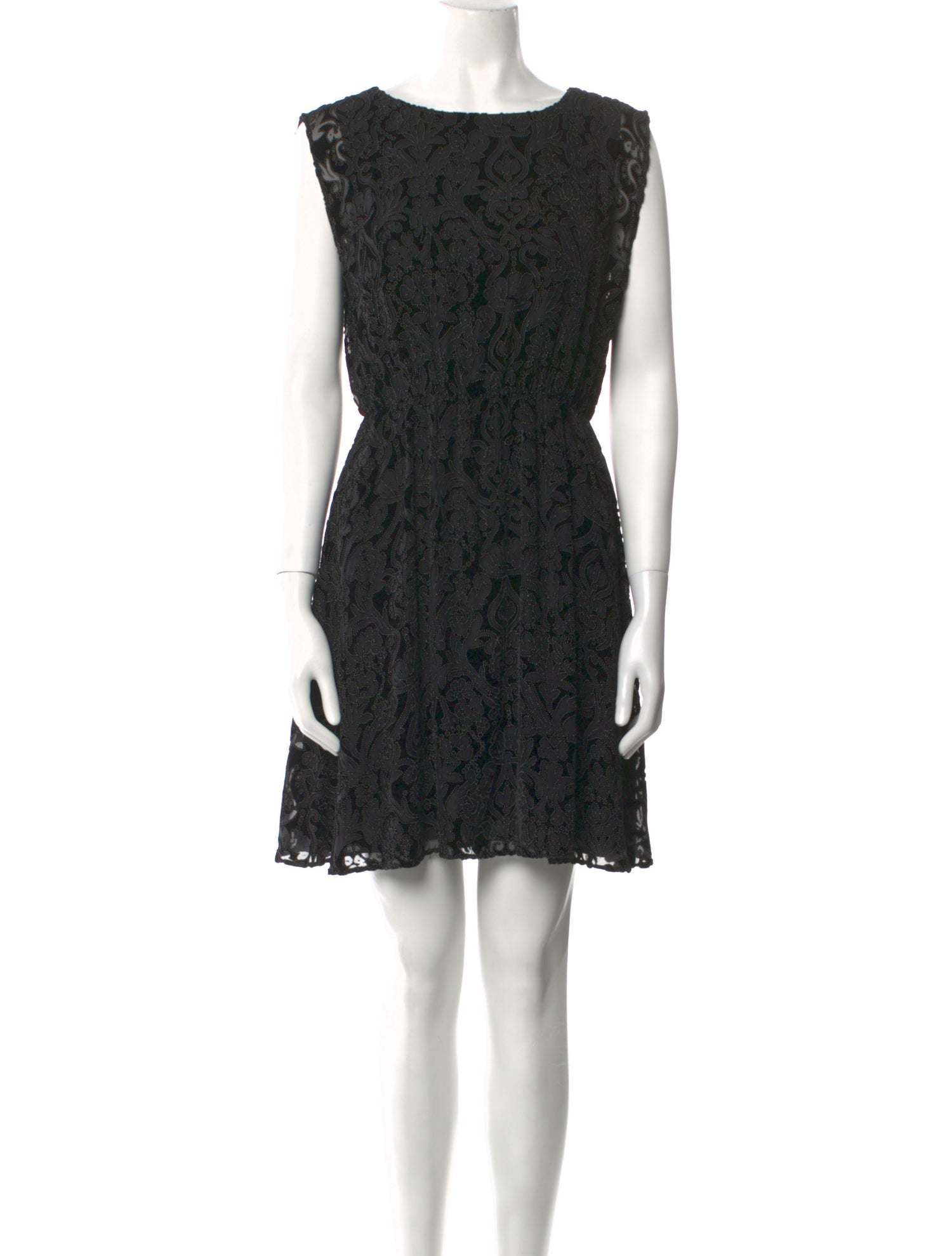 Alice + Olivia Lace Pattern Mini Dress