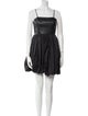 Alice + Olivia Leather Mini Dress
