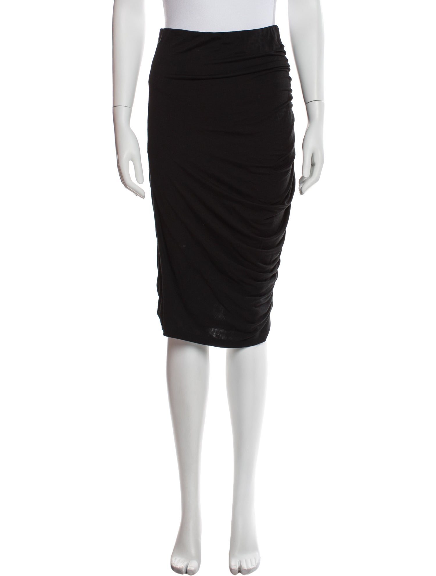 Alice + Olivia Ruffle Embellishment Knee-Length Skirt