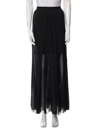 Alice + Olivia Silk Long Skirt
