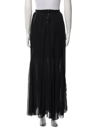 Alice + Olivia Silk Long Skirt