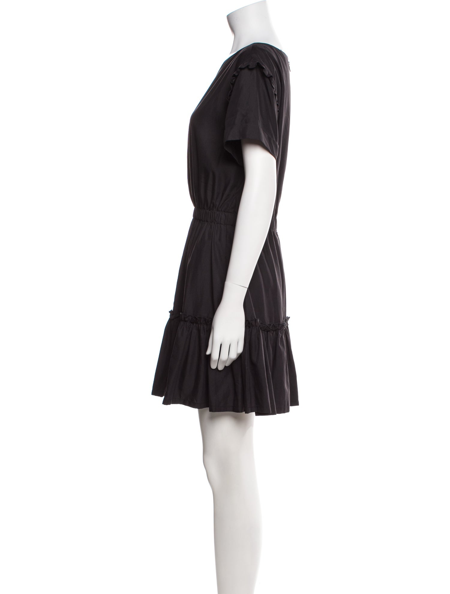 Alice + Olivia Scoop Neck Mini Dress