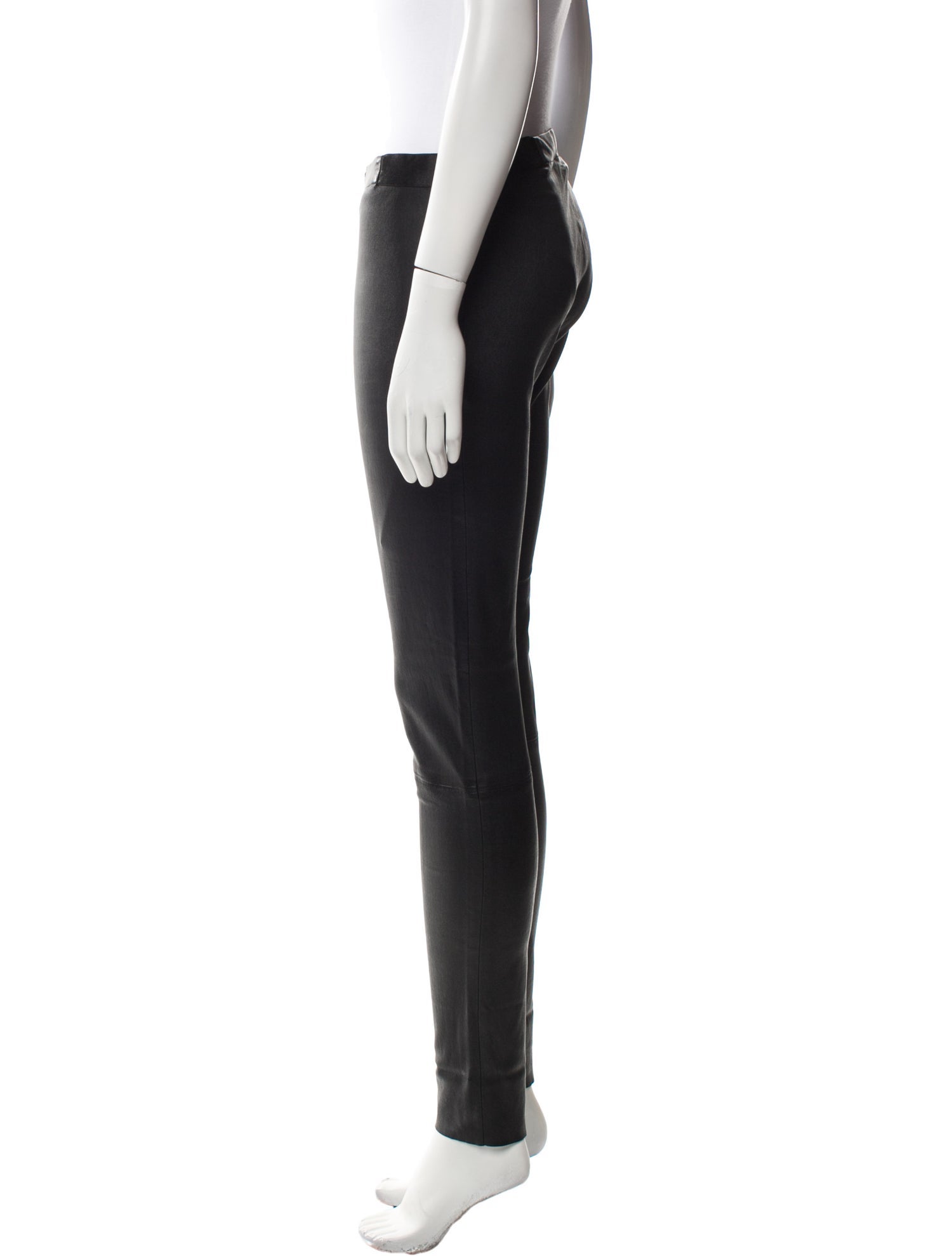 Alice + Olivia Lamb Leather Skinny Leg Pants
