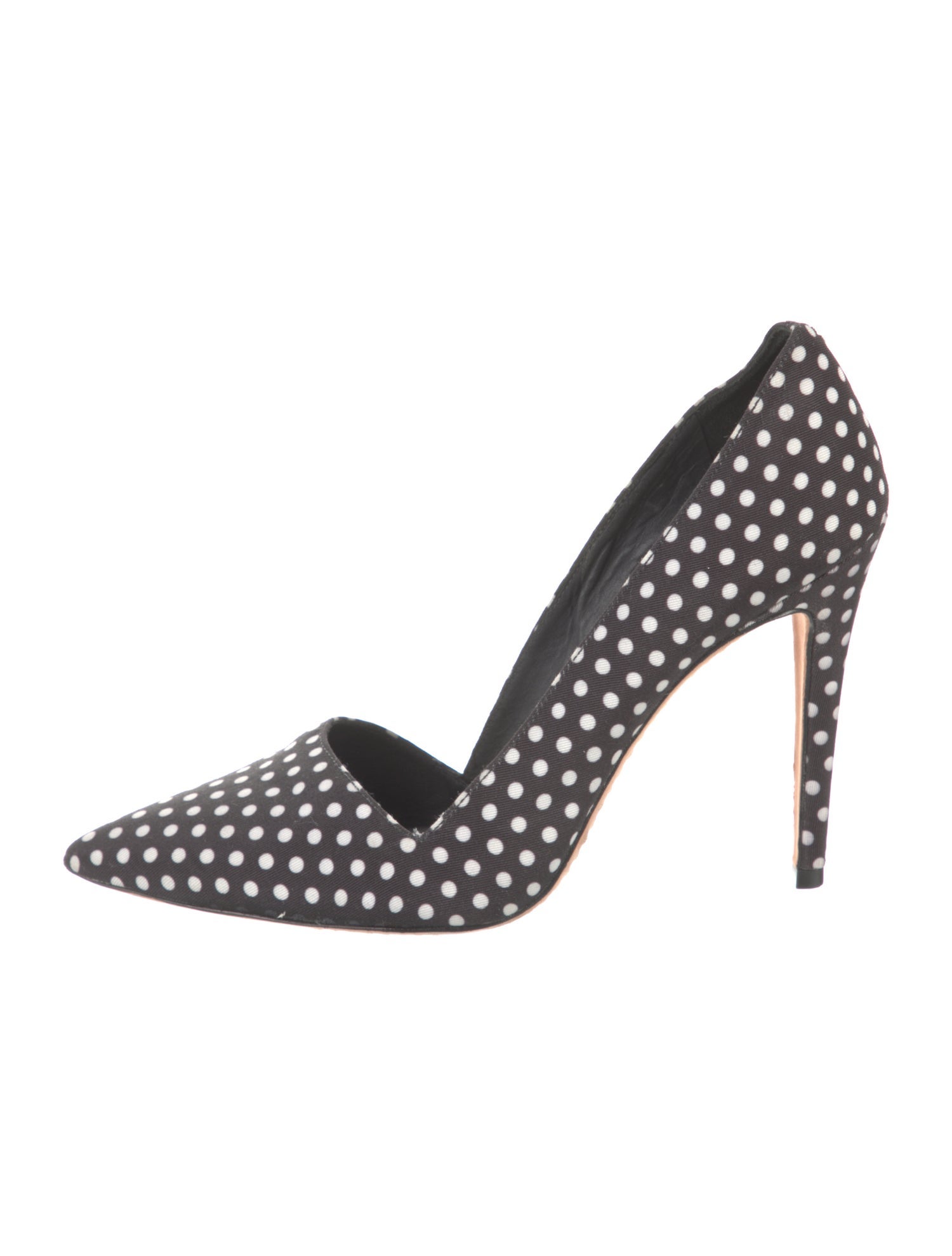 Alice + Olivia Patent Leather Polka Dot Print D'Orsay Pumps
